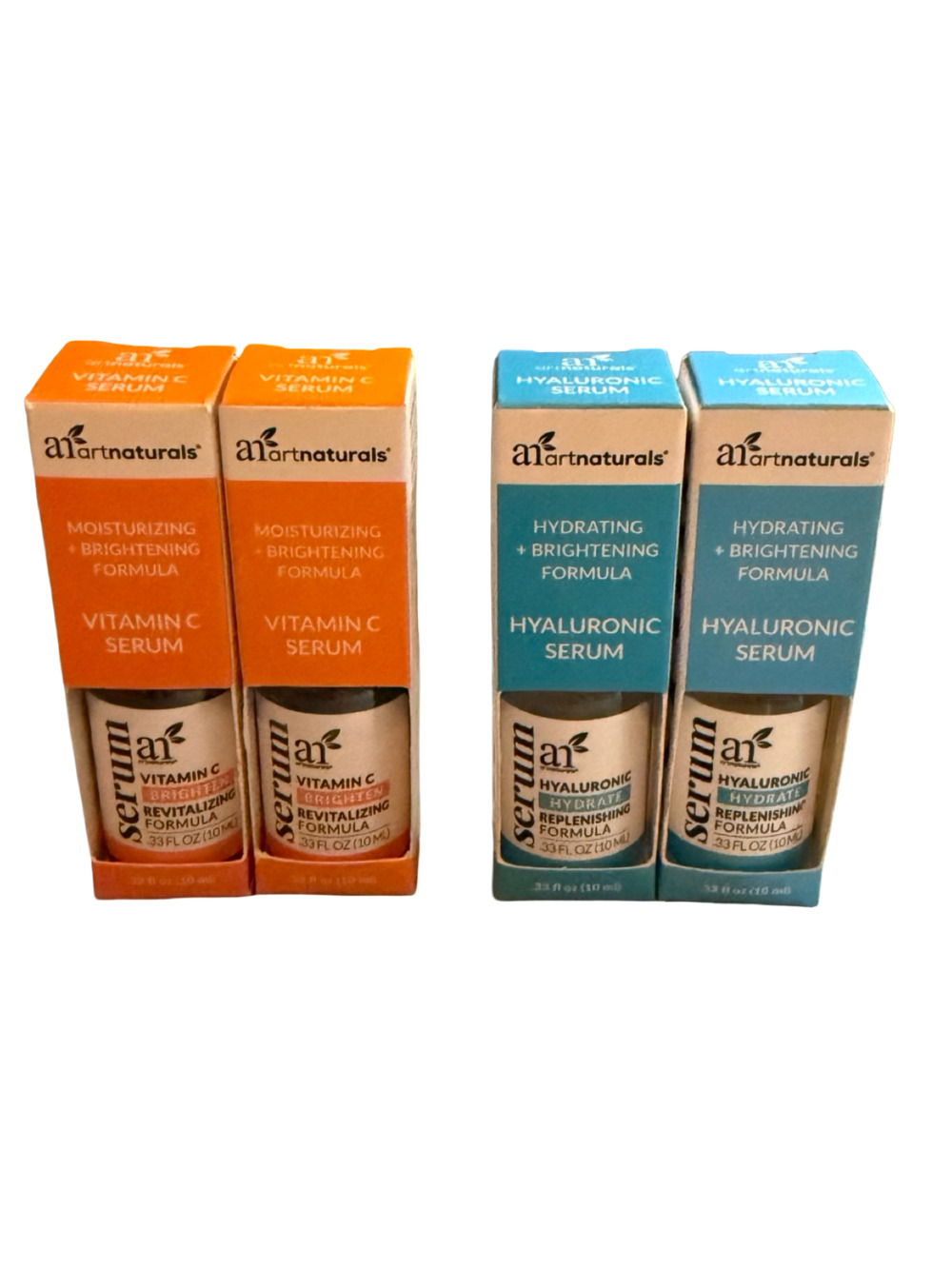 Artnaturals Skincare Serum Bundle (2x Vitamin C Serum & 2x Hyaluronic Serum)